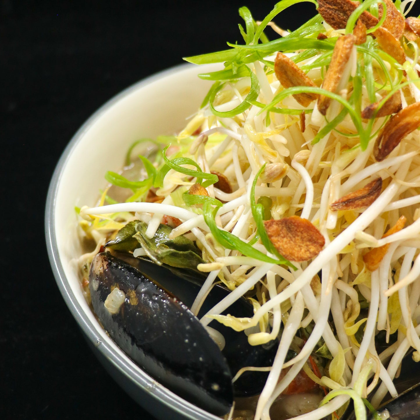 Mixed Seafoods in Coconut Ginger Broth