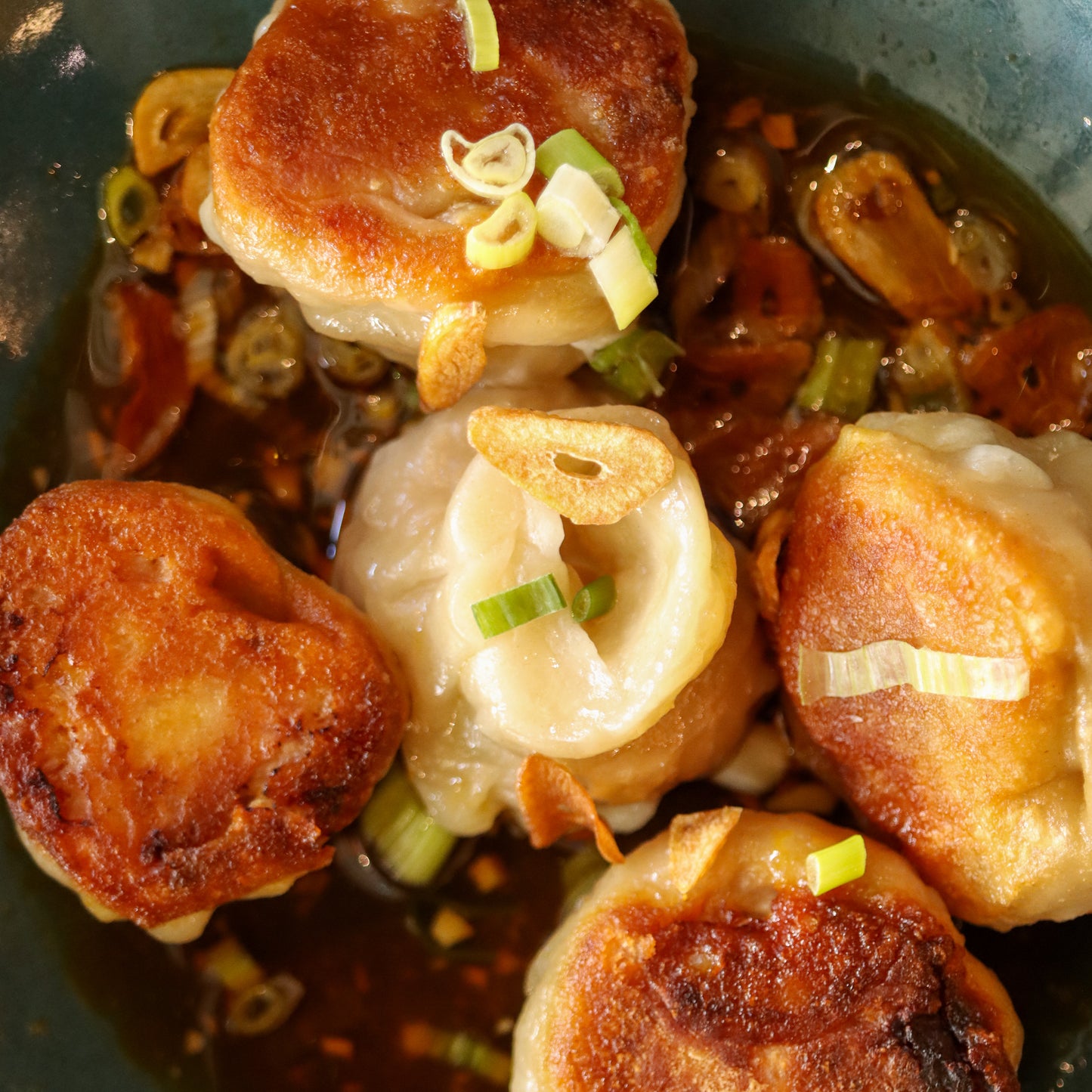 Pork Dumpling with Ginger Soy Sauce