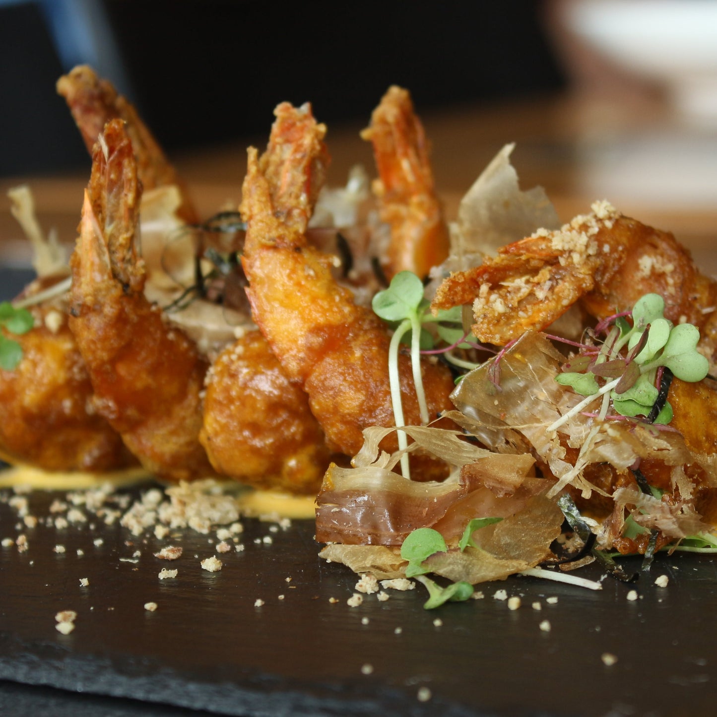 Salted Egg Prawns