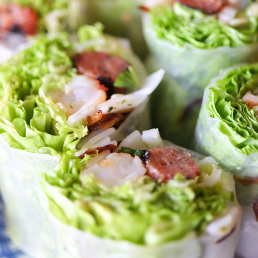 Shrimp and Longganisa Fresh Spring Rolls Party Tray (8-10 pax)
