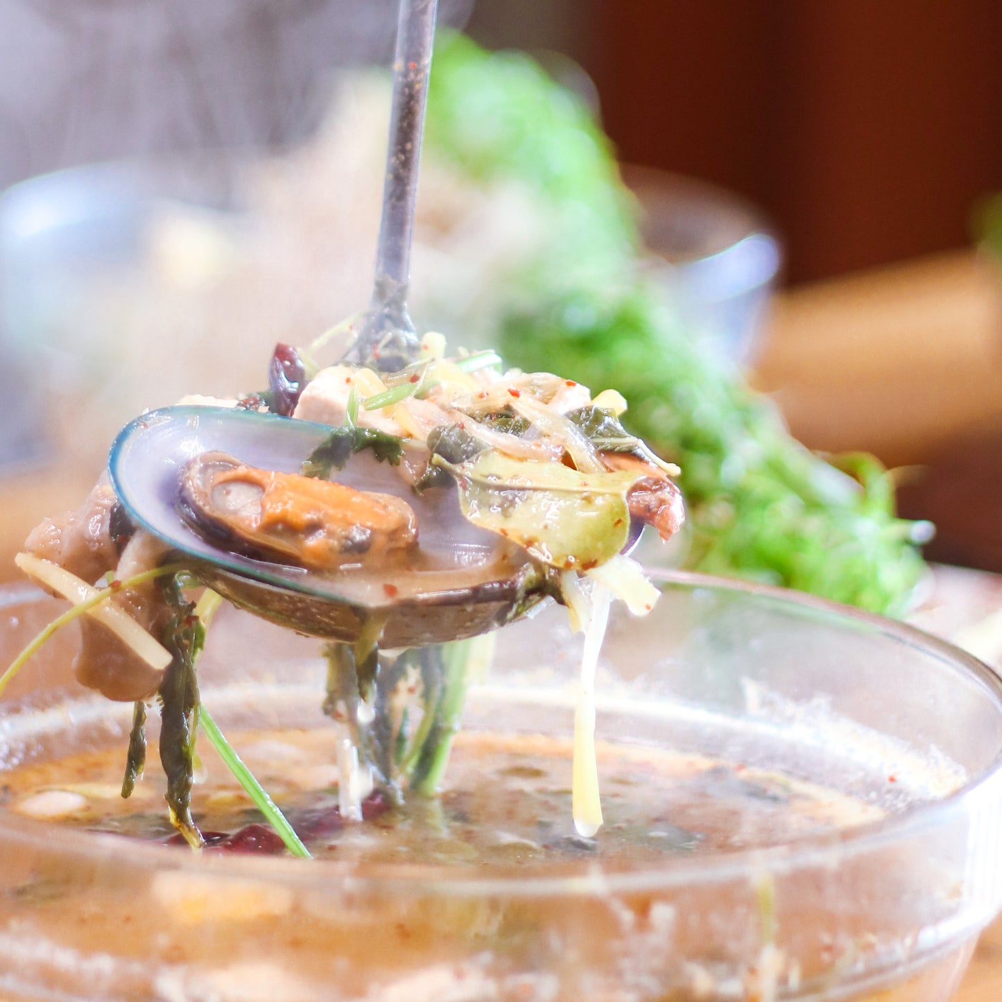 Tom Yum with Mixed Seafoods