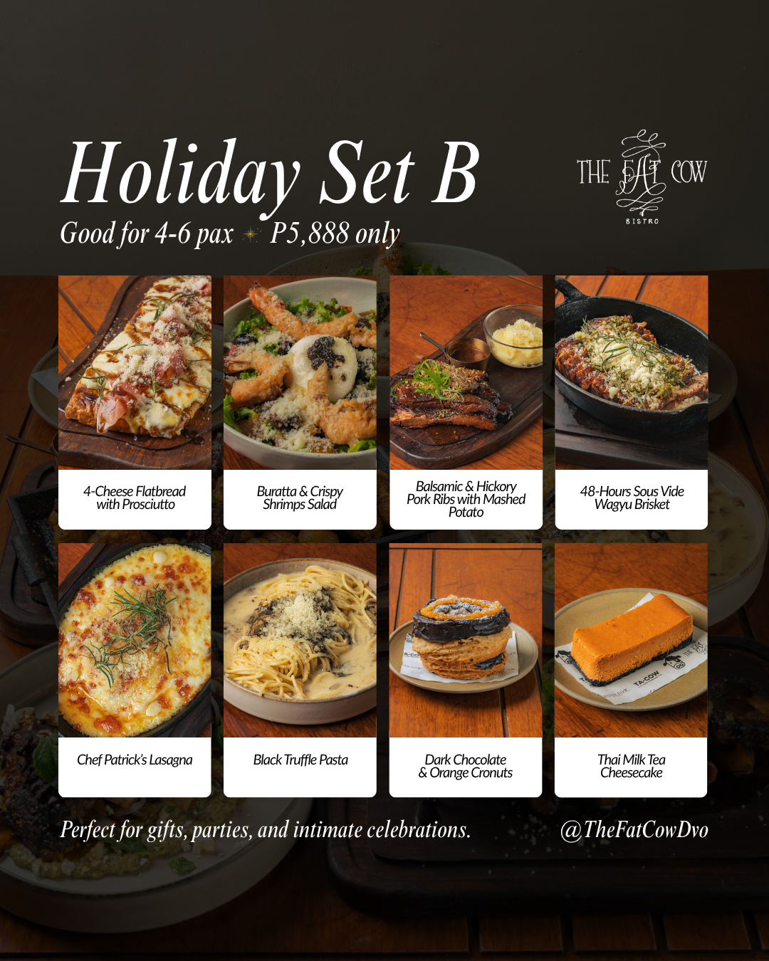 Fat Cow Holiday Sets