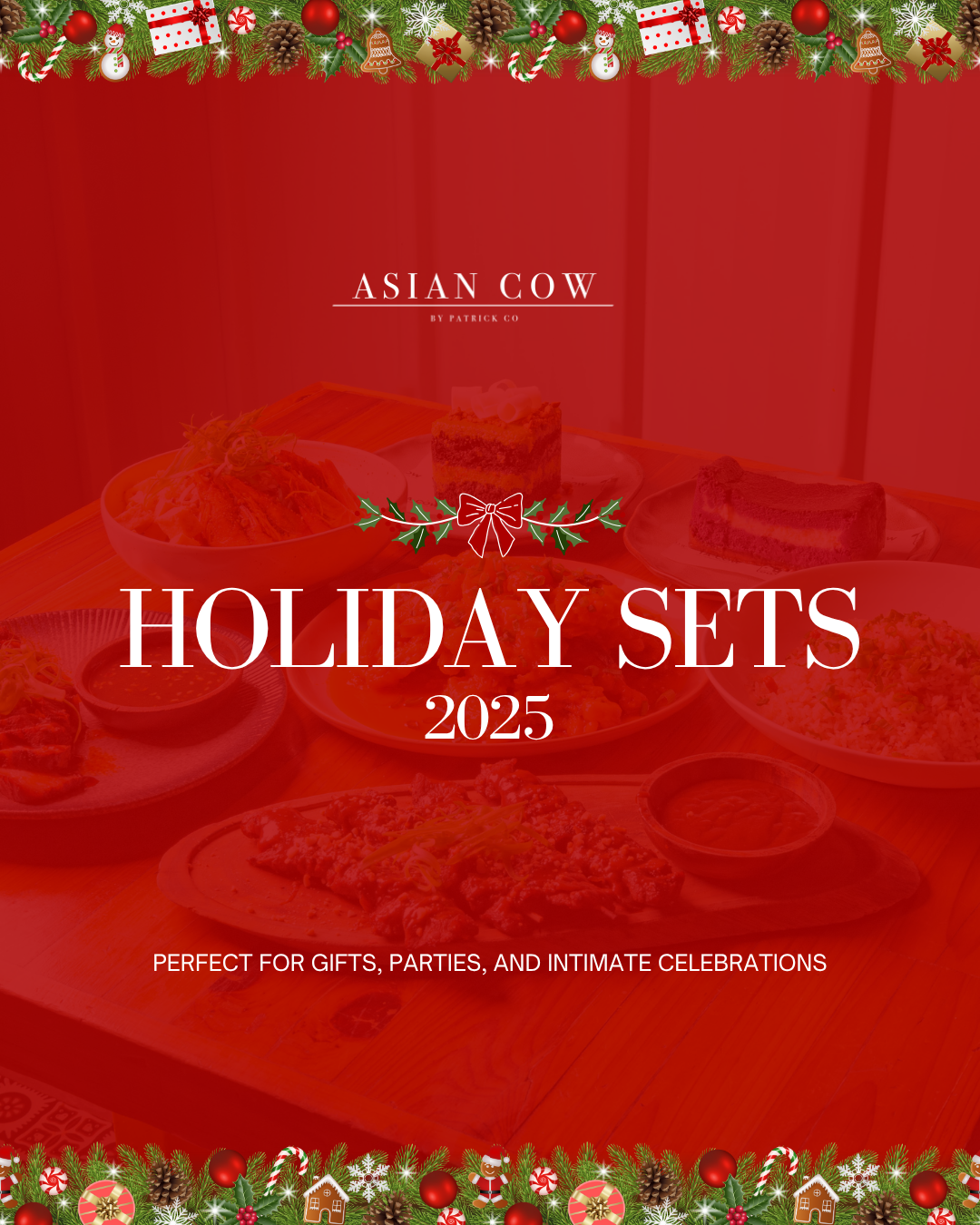 Asian Cow Holiday Sets