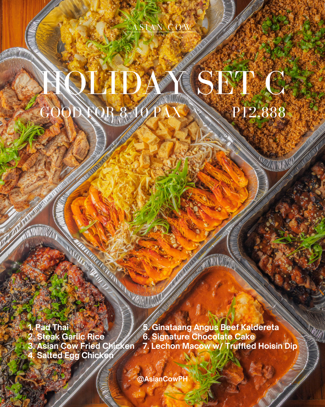 Asian Cow Holiday Sets