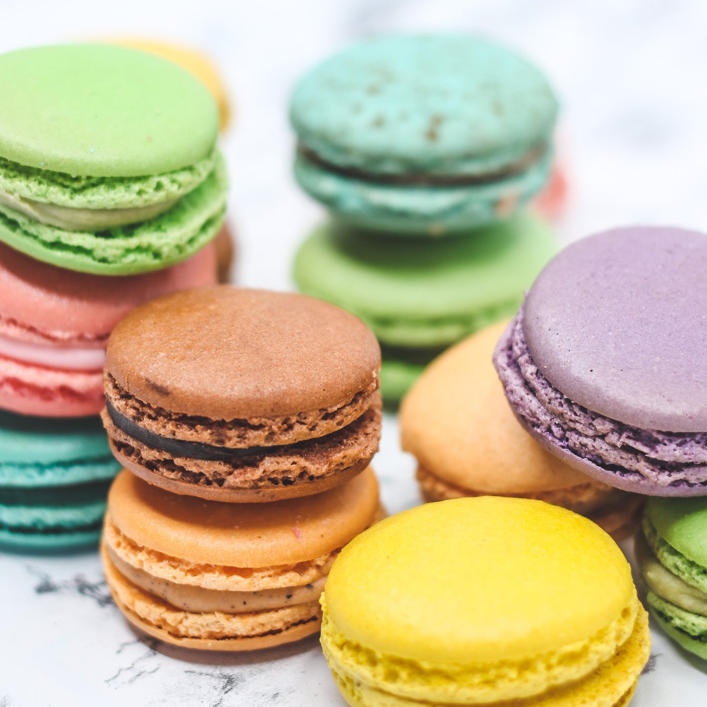 Assorted French Macarons Box of 7